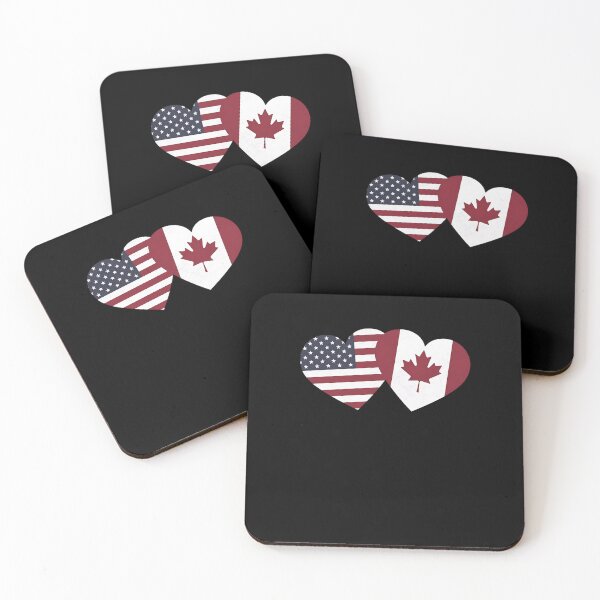 Item preview, Canada US Flag Valentines Day Canada designed and sold by TiredPack.