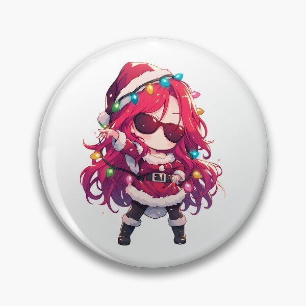 Item preview, Stephanie Dola Christmas Lights No Game No Life Anime Girl Santa Chibi Festive Joy designed and sold by HumbertoValveno.
