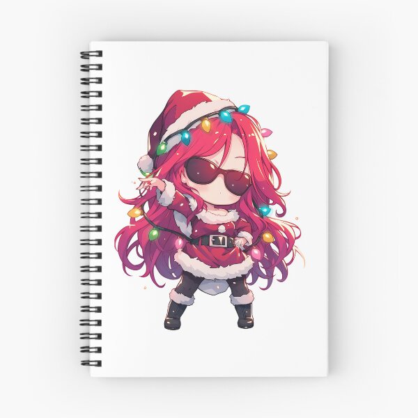 Item preview, Stephanie Dola Christmas Lights No Game No Life Anime Girl Santa Chibi Festive Joy designed and sold by HumbertoValveno.