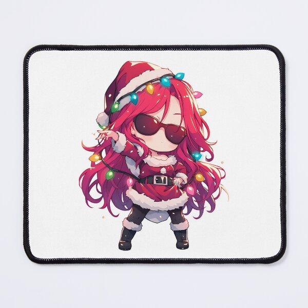Item preview, Stephanie Dola Christmas Lights No Game No Life Anime Girl Santa Chibi Festive Joy designed and sold by HumbertoValveno.