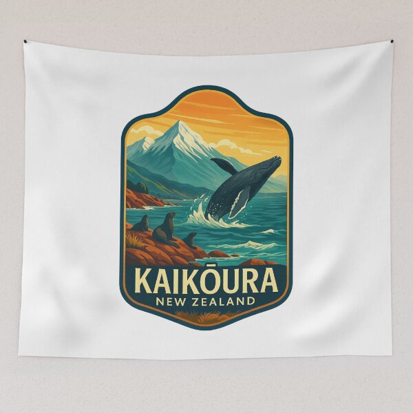 Item preview, Kaikōura Whale Breach, New Zealand designed and sold by Aryabek.