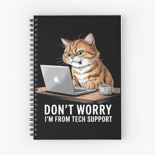 Item preview, Cat Don't Worry I'm From Tech Support  designed and sold by RoyTill0Art.