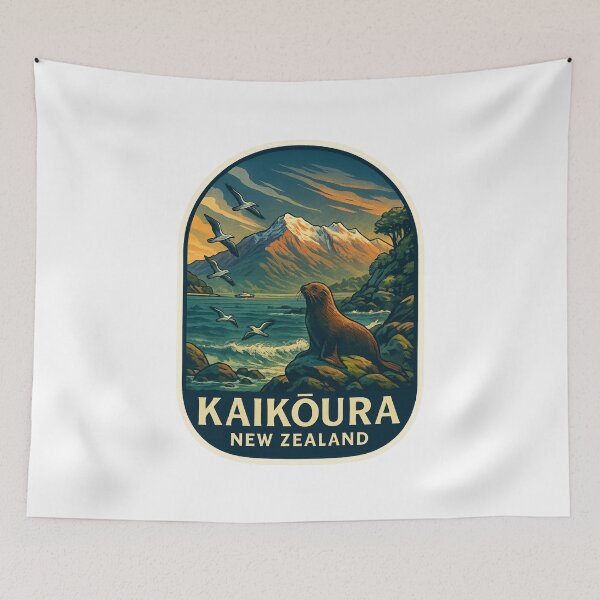 Item preview, Kaikōura Seal Coast, New Zealand designed and sold by Aryabek.