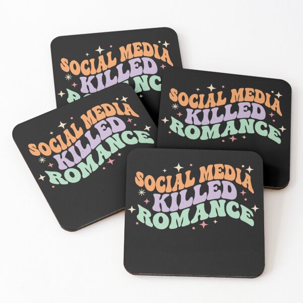 Item preview, Social Media killed Romance designed and sold by THREE LITTLE BEANS.