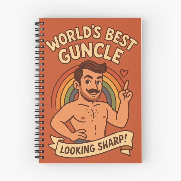 Item preview, World's Best Guncle Retro Rainbow Card designed and sold by Aryabek.