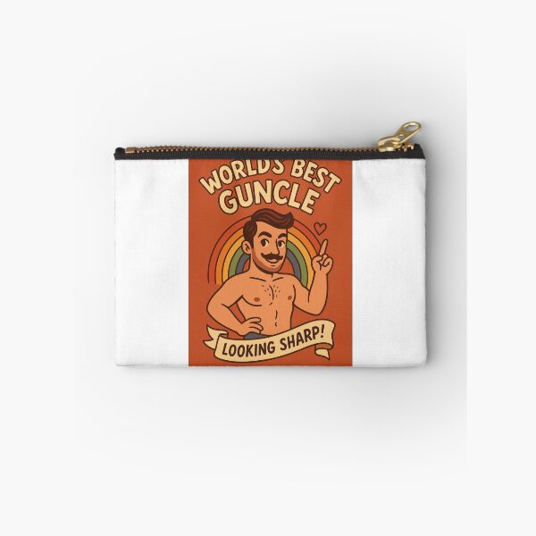 Item preview, World's Best Guncle Retro Rainbow Card designed and sold by Aryabek.