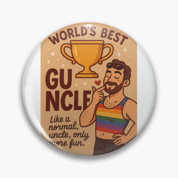Item preview, World's Best Guncle Trophy Card designed and sold by Aryabek.