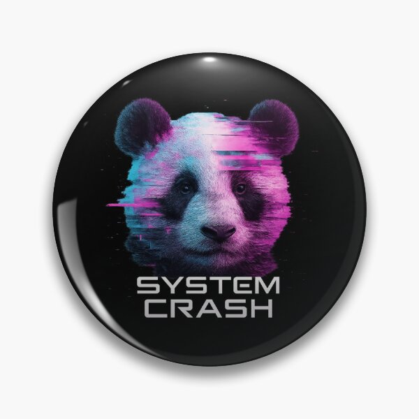 Item preview, System Crash - Glitched Panda Head designed and sold by MKreative Studio.