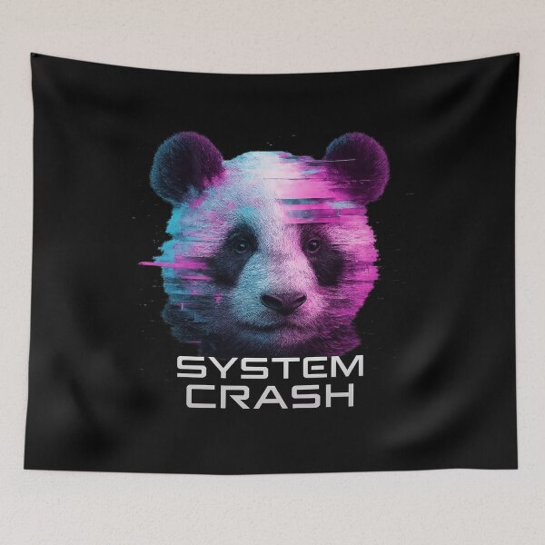 Item preview, System Crash - Glitched Panda Head designed and sold by MKreative Studio.