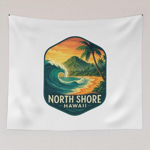 Item preview, North Shore Sunset Surf, Oahu Hawaii designed and sold by Aryabek.