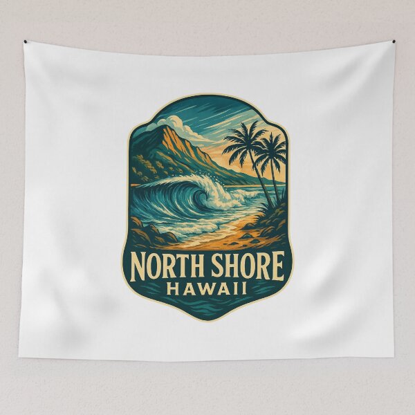 Item preview, Wild Surf at North Shore, Oahu Hawaii designed and sold by Aryabek.