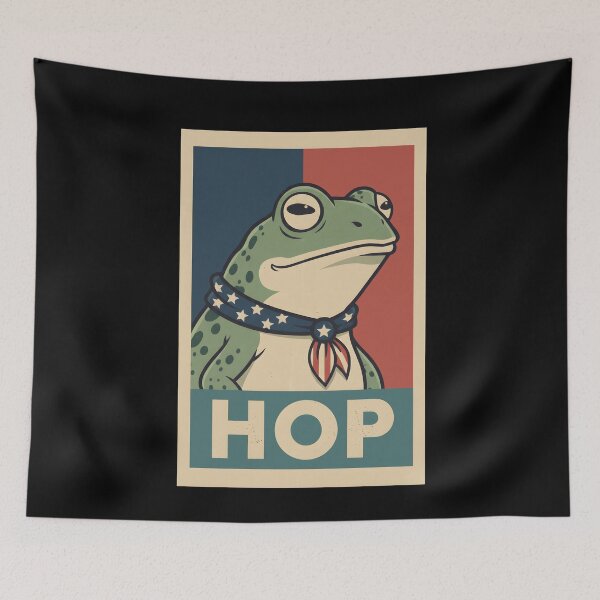 Item preview, Portland Frog Hop, Portland Frogs Together Strong designed and sold by THREE LITTLE BEANS.