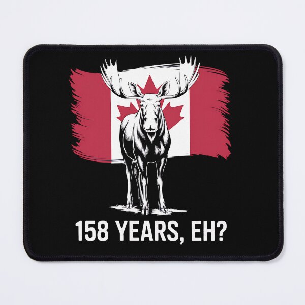 Item preview, Canada Day Moose Canadian Flag 158 Years designed and sold by milanforbes.