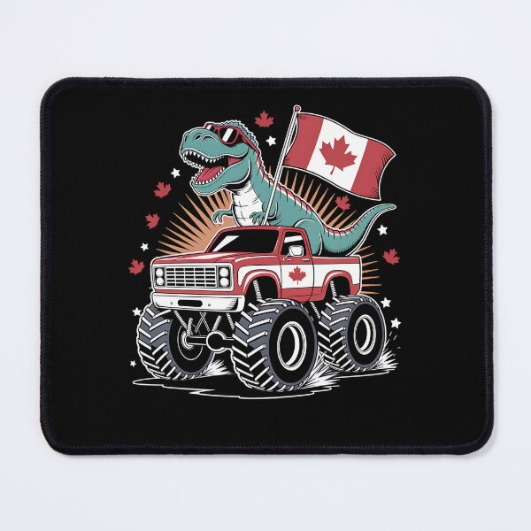 Item preview, Canada Day Dinosaur Trex Monster Truck designed and sold by TiredPack.