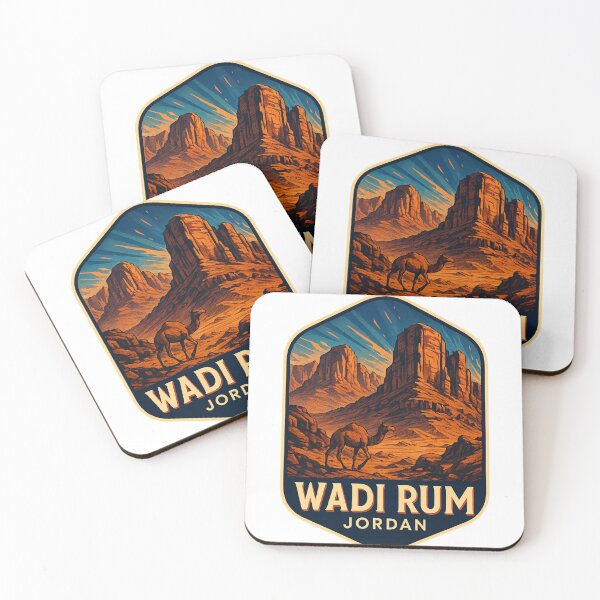 Item preview, Camel Crossing in Wadi Rum, Jordan designed and sold by Aryabek.