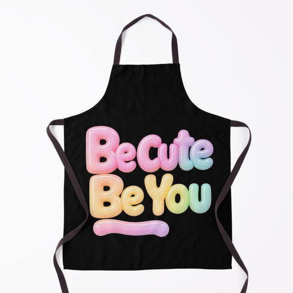 Item preview, Pastel Rainbow Bubble Lettering Be Cute  designed and sold by Jirada.