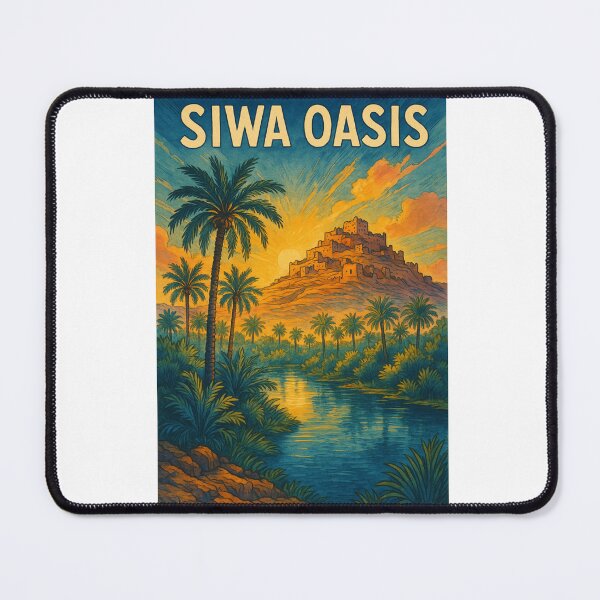 Item preview, Shali Fortress Overlooking Siwa Oasis at Sunrise designed and sold by Aryabek.