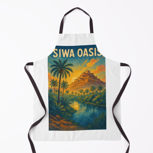 Item preview, Shali Fortress Overlooking Siwa Oasis at Sunrise designed and sold by Aryabek.
