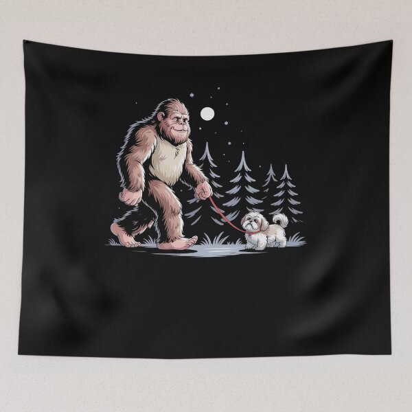 Item preview, Bigfoot Dog Walking designed and sold by Elenasriveras.