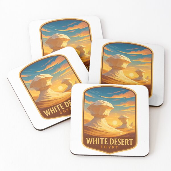 Item preview, Mushroom Formations at White Desert National Park, Egypt designed and sold by Aryabek.