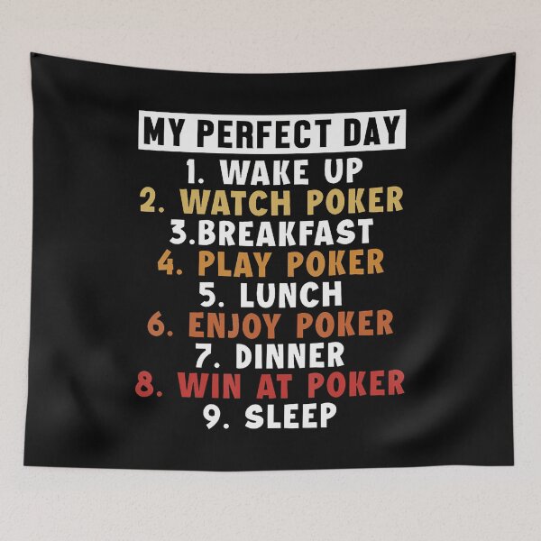 Item preview, Poker Perfect Day Poker Hands Texas Holdem Player Poker designed and sold by KelseyYasuko.