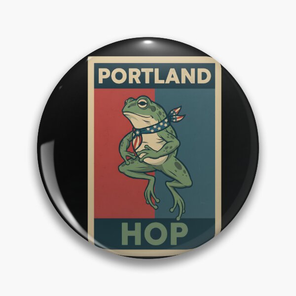 Item preview, Portland Frog Hop, Portland Frogs Together Strong designed and sold by THREE LITTLE BEANS.