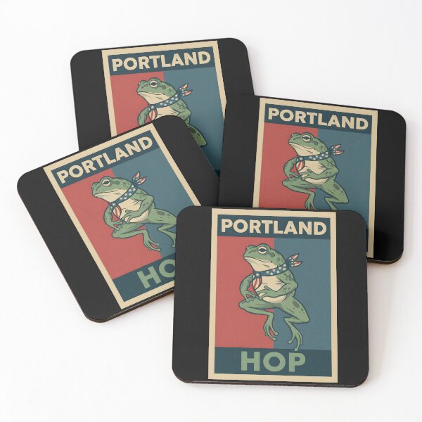 Item preview, Portland Frog Hop, Portland Frogs Together Strong designed and sold by THREE LITTLE BEANS.