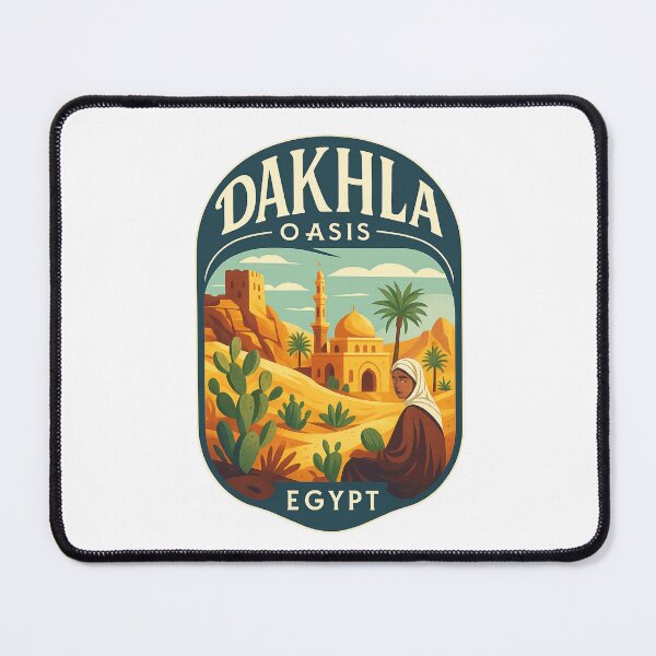 Item preview, Historic Minarets and Desert Life at Dakhla Oasis designed and sold by Aryabek.