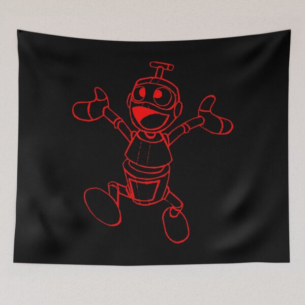 Item preview, Nono The Little Robot - Minimalist Red Silhouette 80S designed and sold by CodyAyers61.