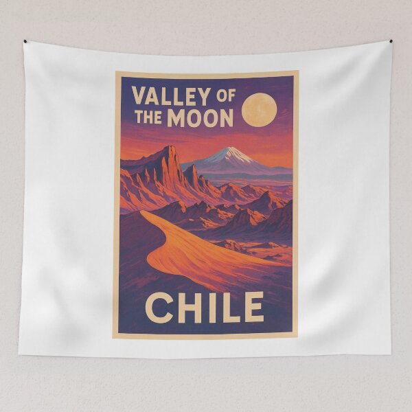 Item preview, Dunes and Peaks at Valle de la Luna, Atacama, Chile designed and sold by Aryabek.