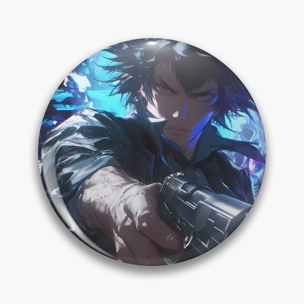 Item preview, Nobuchika Ginoza Psycho Pass Anime Cold Steel Determination Urban Chaos Blue Edge designed and sold by HumbertoValveno.