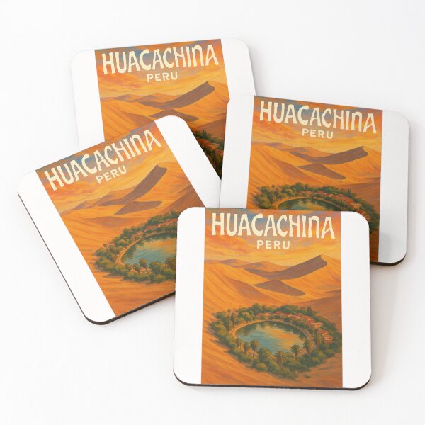 Item preview, Aerial View of Huacachina Oasis in the Ica Desert, Peru designed and sold by Places On Earth.