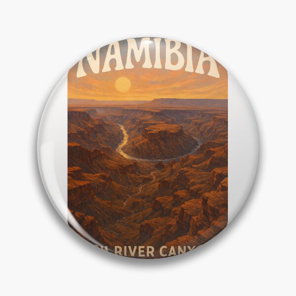 Item preview, Golden Hour at Fish River Canyon, Namibia designed and sold by Places On Earth.