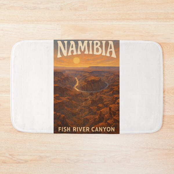 Item preview, Golden Hour at Fish River Canyon, Namibia designed and sold by Places On Earth.