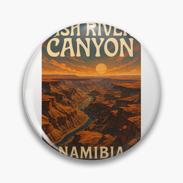 Item preview, Fish River Canyon Sunset View, Namibia designed and sold by Places On Earth.