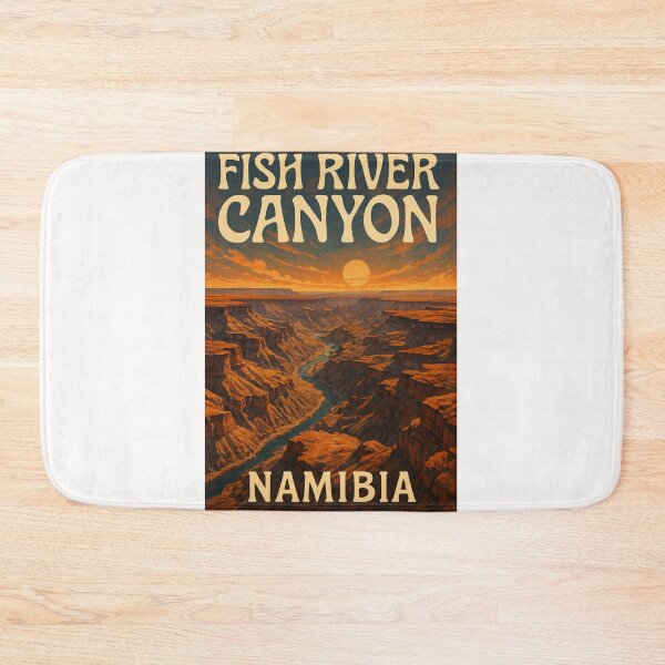 Item preview, Fish River Canyon Sunset View, Namibia designed and sold by Places On Earth.