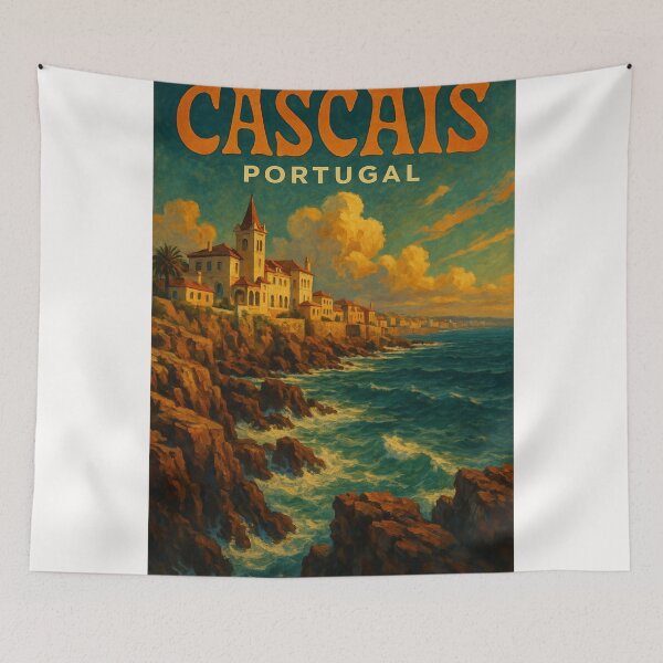 Item preview, Coastal Promenade of Cascais, Portugal designed and sold by Places On Earth.
