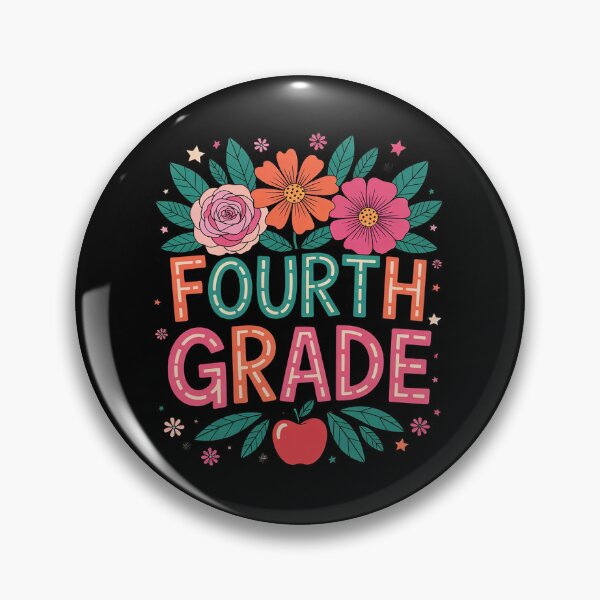 Item preview, 4th Grade Teacher Student Wildflower Back To School Floral  designed and sold by RsFilsingerArt.