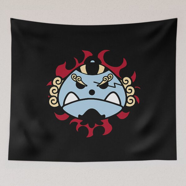 Item preview, Jinbe Fish-Man Sun Pirates Jolly Roger Flag designed and sold by CodyAyers61.