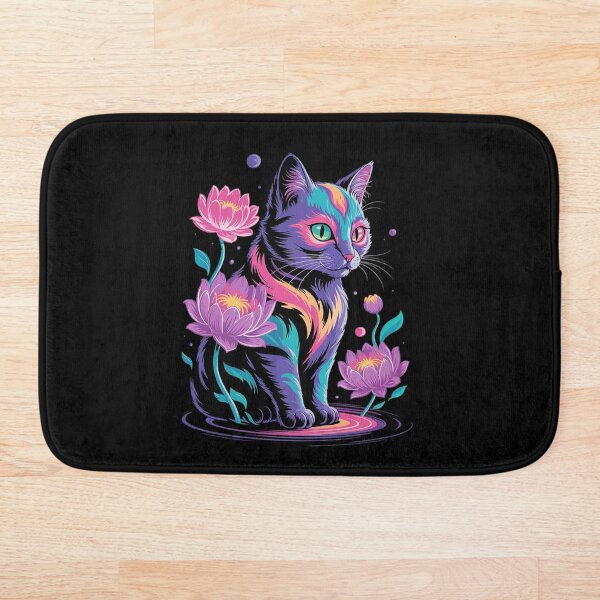 Item preview, Cat Artwork Floral Art Cat For Women Cat  designed and sold by RoyTill0Art.