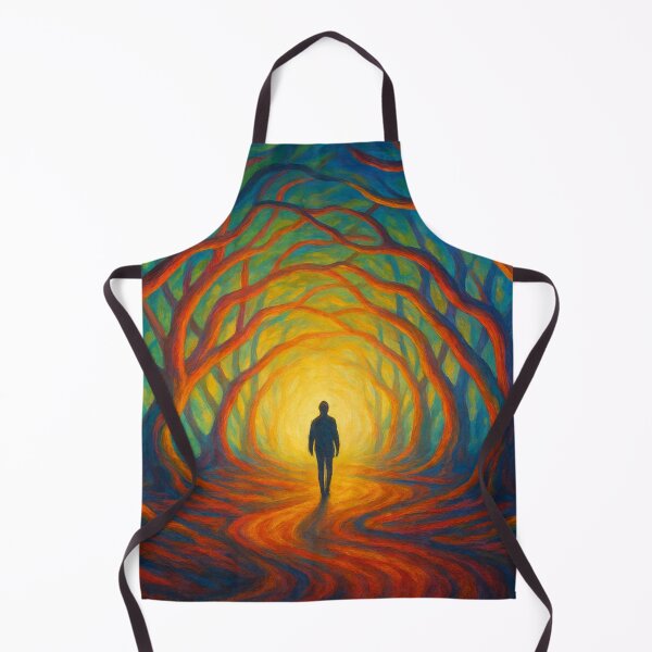 Aperçu de l'œuvre Chemin de lumière à travers une forêt de couleurs créée et vendue par Sigtrix.