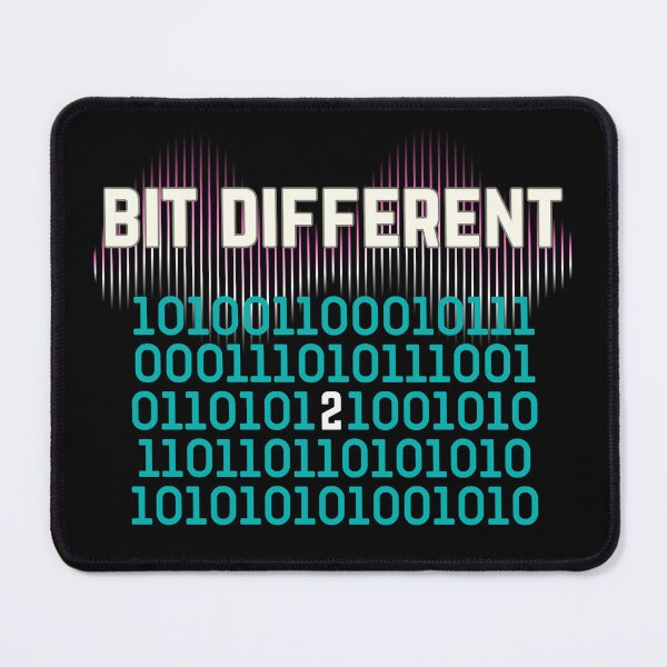 Item preview, Bit Different - Nerdy Binary Error Color Variation designed and sold by DanielBDesigns.