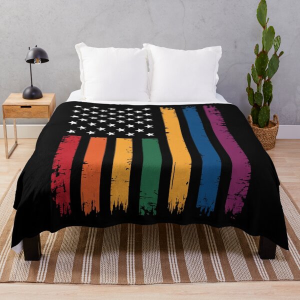 Item preview, American Rainbow Flag LGBT Pride designed and sold by repconomArt.