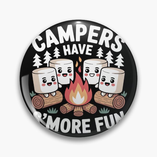 Item preview, Campers Have S'more Fun Campfire Smores Marshmallow Camping  designed and sold by VerseFarm.