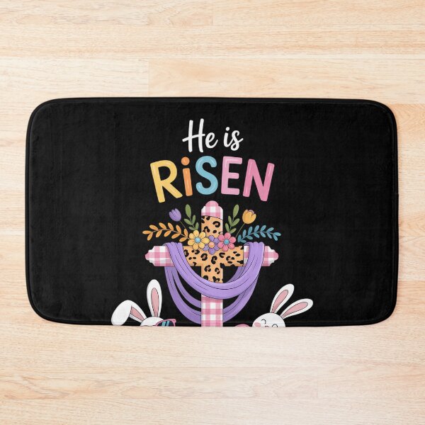 Item preview, Floral Cross Happy Easter Day designed and sold by SyncSusscess.