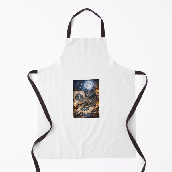 Item preview, Cancer Zodiac Cat Astrology – Luxurious Russian Blue Cosmic Reading designed and sold by LovelyCatGalaxy.