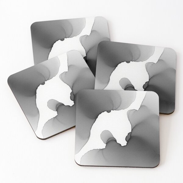 Item preview, Monochrome Ink Currents designed and sold by Kaleidoscope Print.