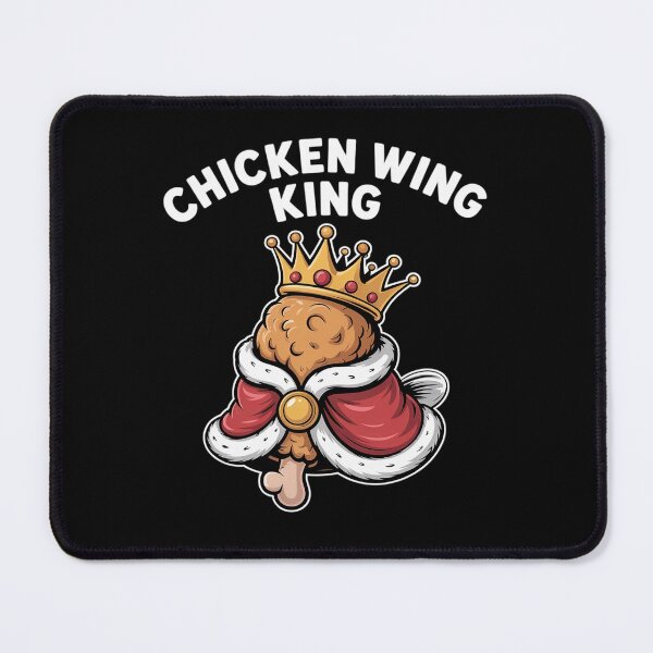 Item preview, Chicken Wing King BBQ Chicken Wing Graphi designed and sold by repconomArt.