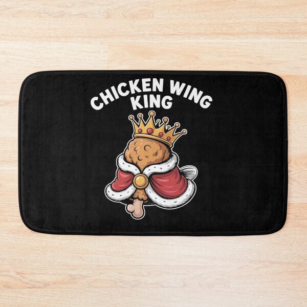 Item preview, Chicken Wing King BBQ Chicken Wing Graphi designed and sold by repconomArt.