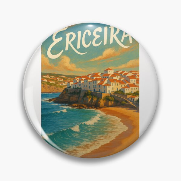 Item preview, Cliffside Houses of Ericeira at Sunset, Portugal designed and sold by Places On Earth.